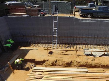 Footings for a Residential Home in Santa Monica, CA